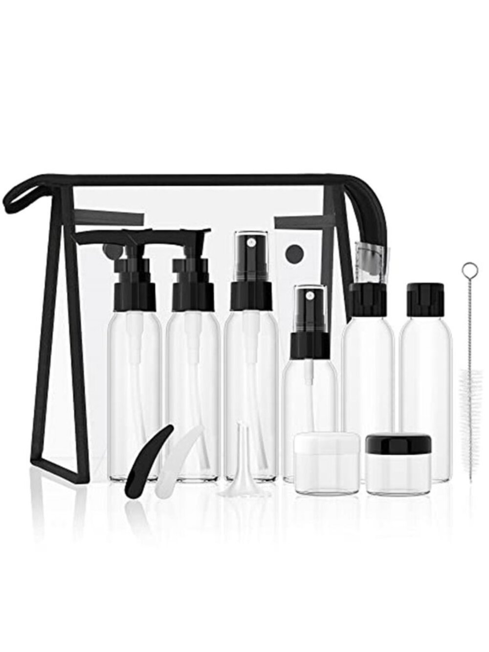TSA Approved Travel Bottles Set Leak Proof Refillable Toiletry Containers Kit